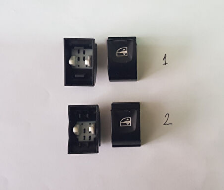 Cam Kaldırma Anahtar Düğme Kapağı Fluence-megane 3 ( 2 Adet) 2 Nolu Ürün