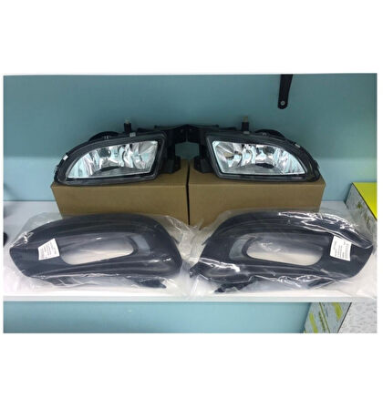 Fiat Egea Uyumlu Sis Farı Ve Sis Kapağı Yuvası Takım Set 51775551-bk