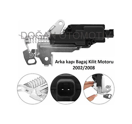 Ford Fiesta (Içten Açilan) Bagaj Kilit Açma Motoru 2002/2008 414542081