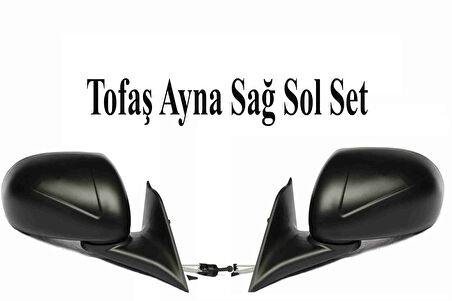 Tofaş Uyumlu Dış Dikiz Ayna Sağ Sol Takım 97 Sonrası Kumandalı Ayna