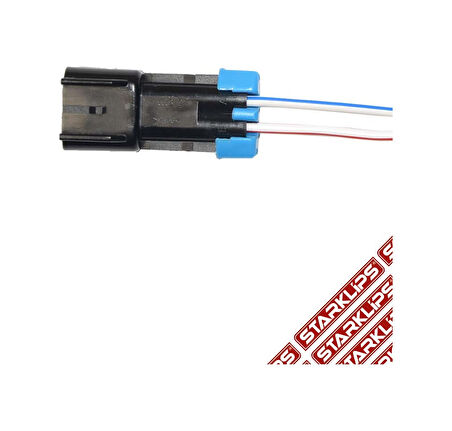 Soket 2 Kablo Fan Motor Dişi Tofaş Uyumlu Şahin Doğan Kartal SLX Uno 153