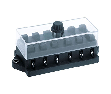 Standart Bıçak Sigorta Yuvası Kutusu 6 Sigortalık Sgt-47