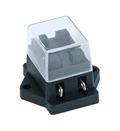 Standart Bıçak Sigorta Yuvası Kutusu 2 Sigortalık 2 Adet