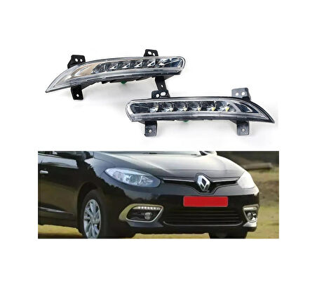 Renault Fluence Sağ + Sol Ön Gündüz Led Farı 2014--2017