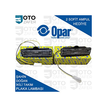 Tofas Uyumlu Plaka Lambasi  Opar Komple Ampullü Dogan Sahin 465111236