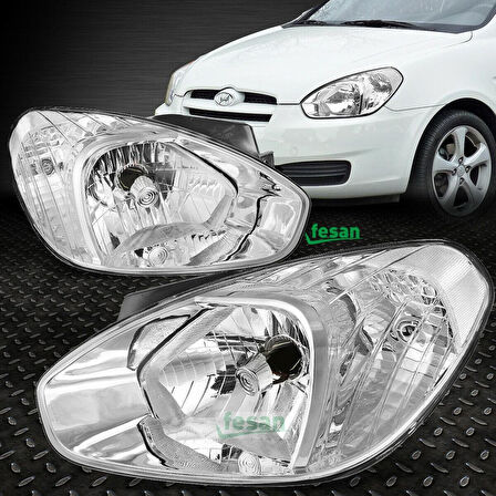 Hyundai Accent Era Sağ Sol Ön Far Takımı Motorlu 2009-2011