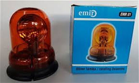 Emr01 12V Döner Lamba - Ampüllü