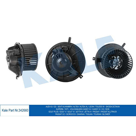 Kalorifer Motoru 12V Caddy 3 Golf 5-6 Plus Jetta 3 Passat 2005- 504646874