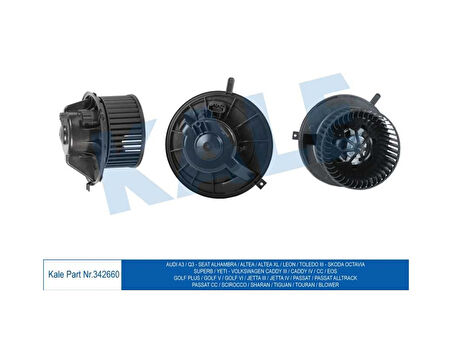 Kale-342660 Kalorifer Motoru Golf5 / Golf6 / Jetta / Passat / Cad 515068232