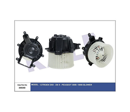 KALE 355350 KALORİFER MOTORU CITROEN DS5-DS 5-PEUGEOT 3008-5008 B