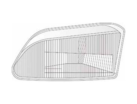 Renault Megane 1 Ön Sol Far Aydınlatma Camı 1996 1999