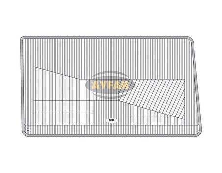 Ayfar Far Camı Tofaş Uyumlu Doğan/kartal Slx Sol N11.248