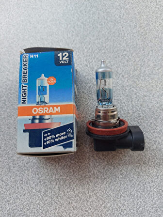 Osram H11 Ampul %90 Fazla Işık %10 Hafif Beyaz 12V 55W 64211NBR 1 Adet