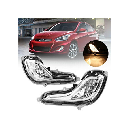Hyundai Accent Blue Sağ + Sol Sis Lambası Takımı 2012--2016 N11.3690