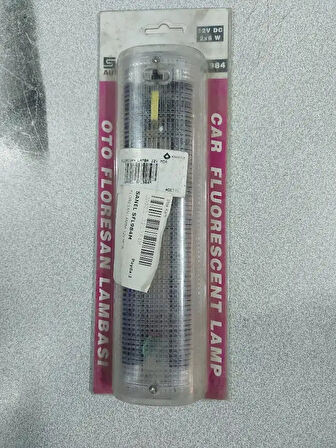 Mor Floresan Lamba 12 Volt Mor Tavan Lambası Dügmeli Aydınlatma