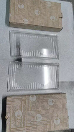 Tofaş Uyumlu Far Slx Şeffaf Far Camı Düz Cam Çıtalı Far Camı Far Cam Eser (Plastik Değildir Camdır)