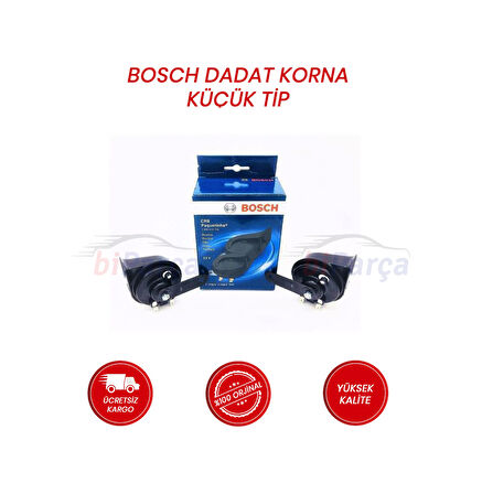 Bosch  Dadat Salyangoz Korna Seti Çiftli 12V 410/510Hz 118Db