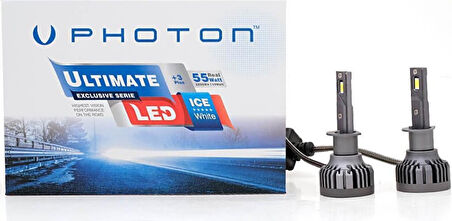Photon Ultimate H1 Headlight 9500 Lumens 3 Plus Led Far