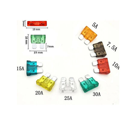 Bıçak Sigorta Üniversal Karışık Kutulu 100 Adet