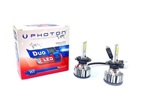Photon duo H7 Led Xenon Far Ampulü Takımı 2023 Slim Yeni tip Gri Seri