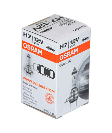Far Ampulü H7 12V 55W Osram 64210 Clc 2 Adet