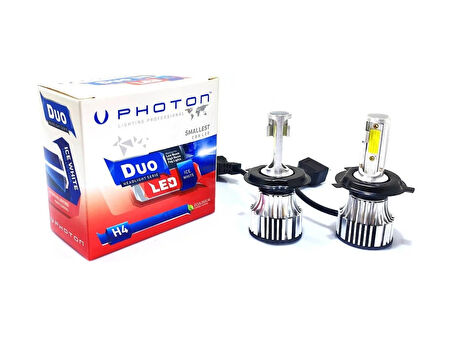 Photon duo H4 Led Xenon Far Ampulü Takımı 2023 Slim Yeni Gri Seri