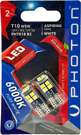 photon t10 led beyaz 12 led Park Plaka İç Aydınlatma PH7018 B2