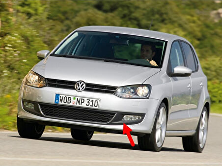 Vw Polo 2010-14 Ön Tampon Sol Sis Fari Çerçeve Kapagi 6R0853665D 333194822 