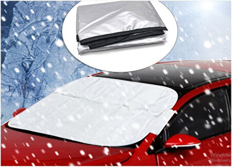 Ön Cam Branda Güneş Kar Buzlanma Önleyici Örtü Su Geçirmez Ön Cam