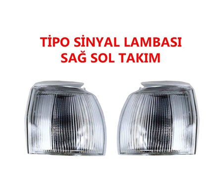 Fiat Tipo Sinyal Sag + Sol Ön Taraf Sinyal Lambasi Takimi 1990-20 536510970 
