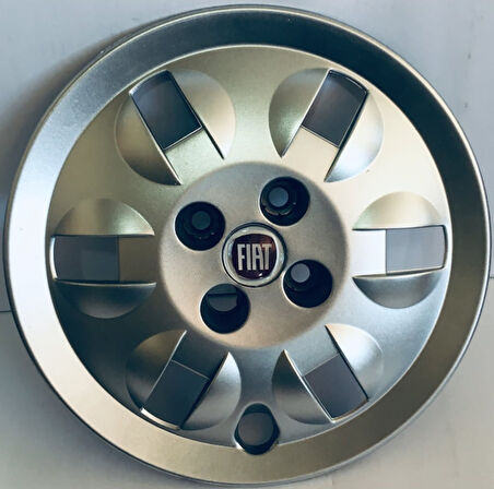✔ Fiat Doblo 14" Jant Kapağı Takımı (4 Adet) Bordo Armalı F004K