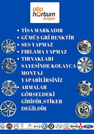 Renault Clio 14" Jant Kapağı Takım (4 Adet) 8200048121 R003