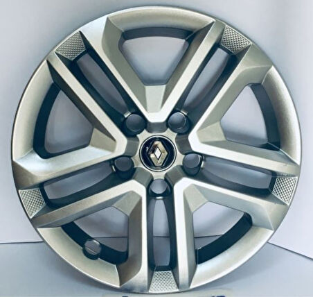 ✔ Megane 4 16" Jant Kapak Takım(4 Adet)Krom Armalı 5 Bijon R035