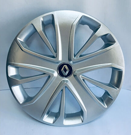 ✔ Renault Clio 4 15" Jant Kapağı Takımı (4 Adet) Krom Armalı R032