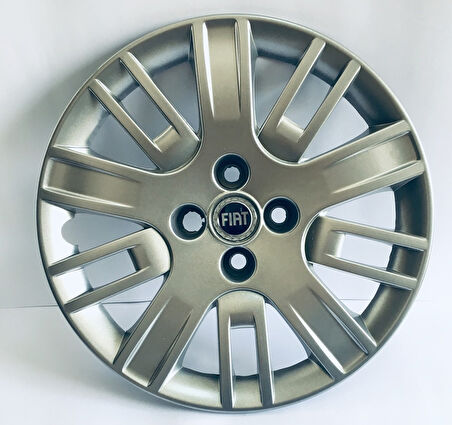✔ Fiat Doblo 15" Jant Kapağı Takımı (4 Adet) Mavi Armalı F002
