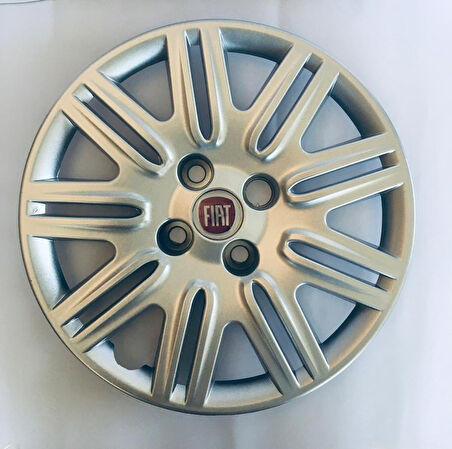 ✔ Fiat Doblo 14" Jant Kapağı Takımı 51766084 Bordo Armalı F003K
