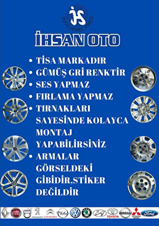 Renault Clio Fuego Jant Kapağı 15'' Takım (4 Adet) 403156416R R23