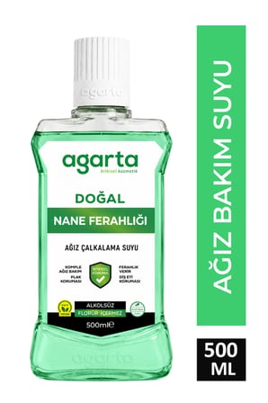 Agarta 2 Li Avantajlı Nane Ağız Bakım Seti 500 ml ve 250 ml