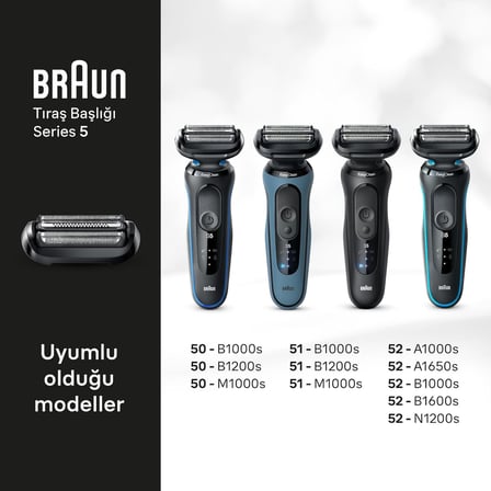 Series 5 Elektrikli Tıraş Makinesi Yedek Başlığı, 54B