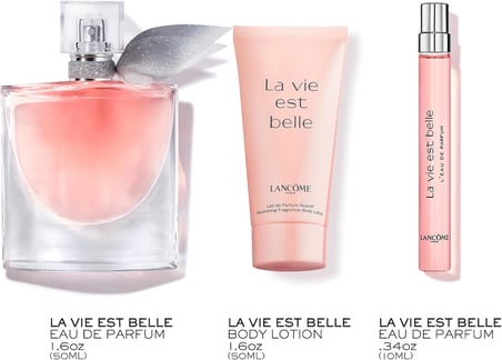 Lancome La Vie Est Belle EDP 50 ml + Body Lotion 50 ml + EDP 10 ml Kadın Parfüm Seti
