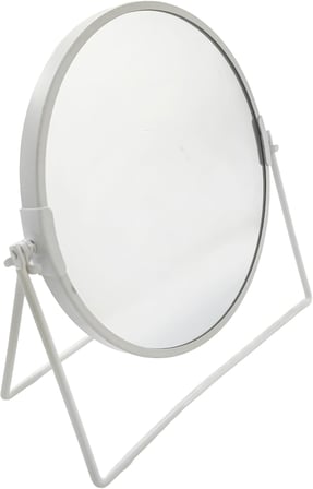 Masa üstü 15 cm 2x Büyüteçli Çift Taraflı 360°Dönen Metal Masa Aynası mt167by