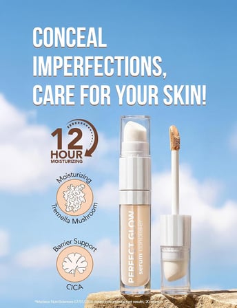 Perfect Glow Nemli ve Aydınlık Bitişli Sünger Aplikatörlü Serum Concealer