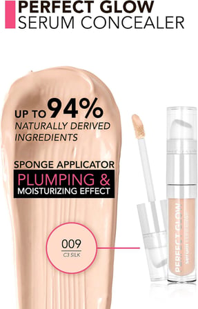 Perfect Glow Nemli ve Aydınlık Bitişli Sünger Aplikatörlü Serum Concealer