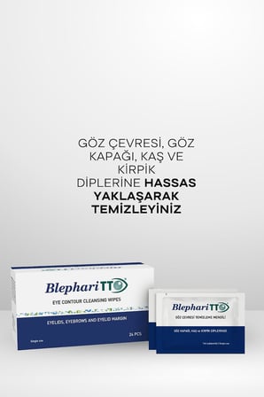 BLEFARİTTO Swab Göz Çevresi Mendili 24'lü Göz ve Makyaj Temizleme(Çay Ağaci Yaği/Tea Tree Oil)