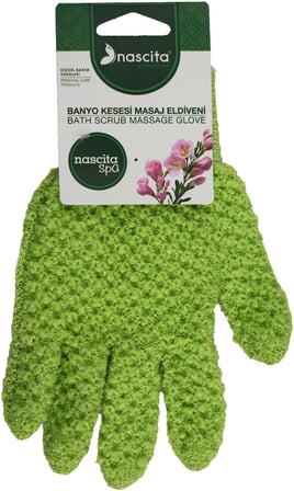 Banyo Duş Eldiveni Yeşil