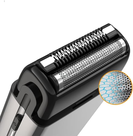 Simple is Beauty Simple is Beauty Kablosuz Elektrikli Tıraş Makinesi 600mAh, USB-C, IPX6 Suya Dayanıklı Çift Başlıklı Sessiz ve Taşınabilir Erkek Bakım Cihazı Seyahat Duş Ev Ofis Kamp, Mini Traş Makin