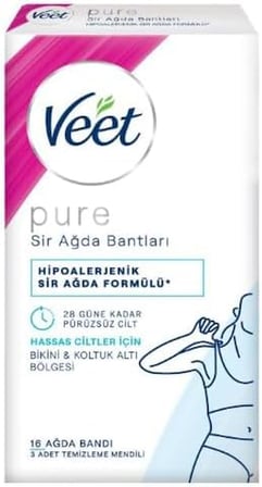 Professional Bikini & Koltukaltı Sir Ağda Bandı, 16'lı