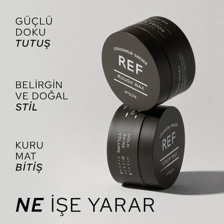 Rough Wax N°505 85 ML - Güçlü Tutuş Sağlayan Mat Şekillendirici Saç Macunu