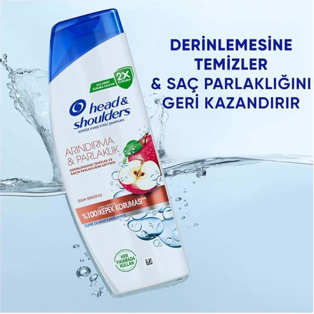 Arindirma Ve Parlaklik Kepege Karsi Etkili Sampuan 330Ml