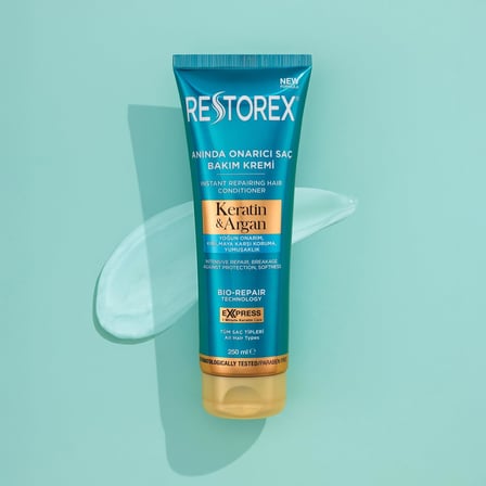 Keratin & Argan Onarıcı Saç Bakım Kremi 250 Ml - Yıpranmış Ve Hasar Görmüş Saçlar